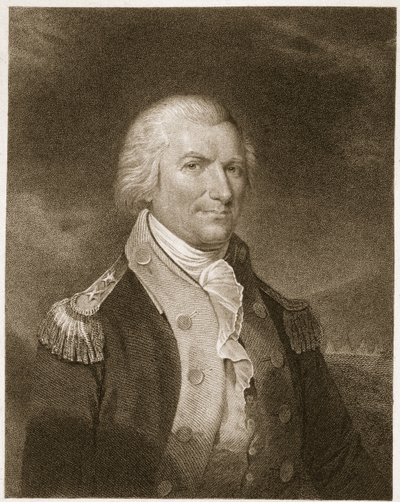 Generalmajor Arthur St. Clair, gestochen von Edward Wellmore (fl.1835) nach einer Zeichnung des Originals von James Barton Longacre (1794-1869) von Charles Willson Peale